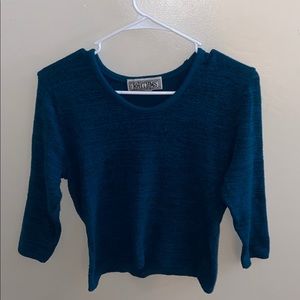 Turquoise sweater